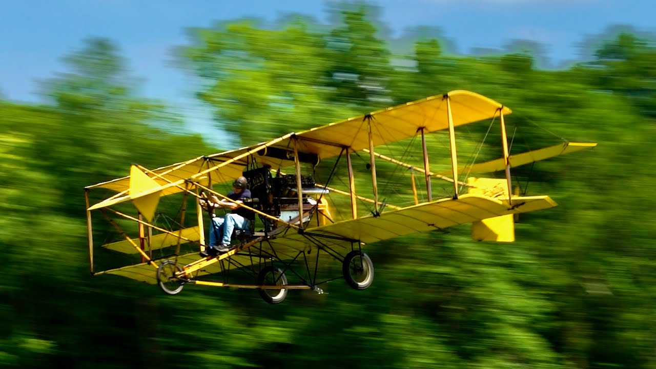 Flying the 1911 Curtiss Pusher Model D at the Old Rhinebeck Aerodrome