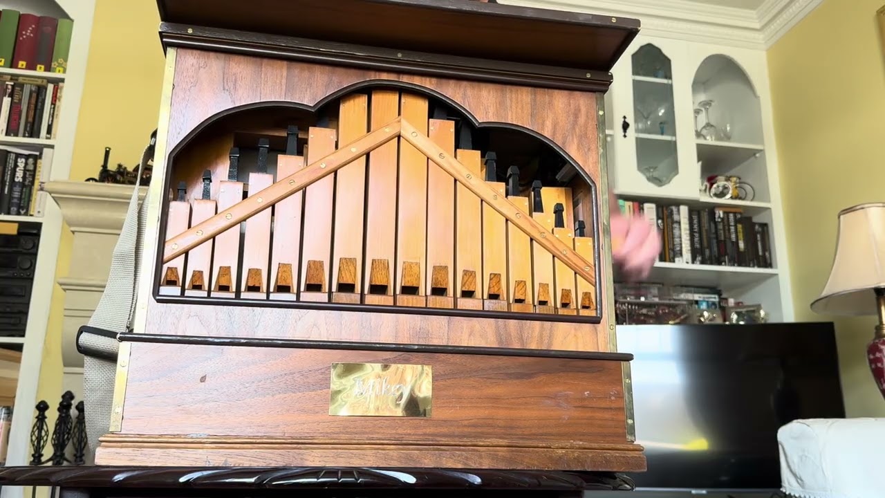 20 note Barker organ plays Angels by Robbie Williams