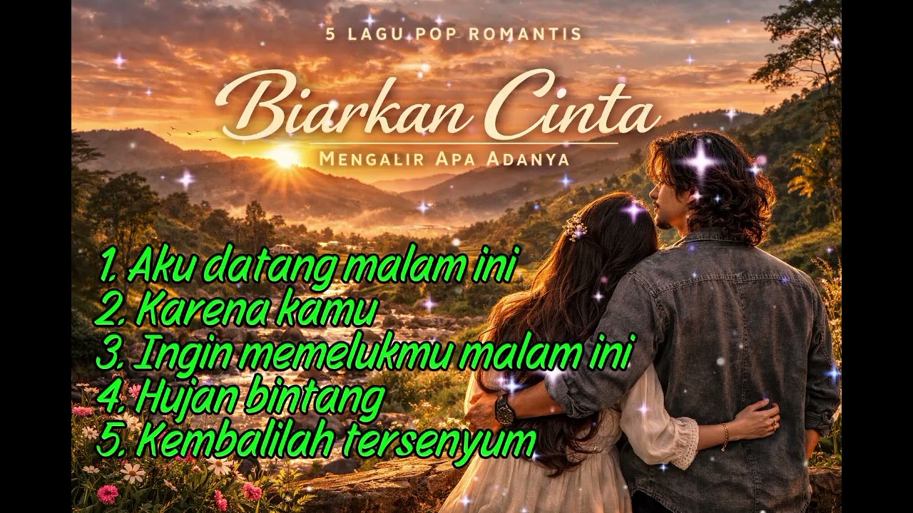 5 LAGU POP ROMANTIS||Biarkan cinta mengalir apa adanya 