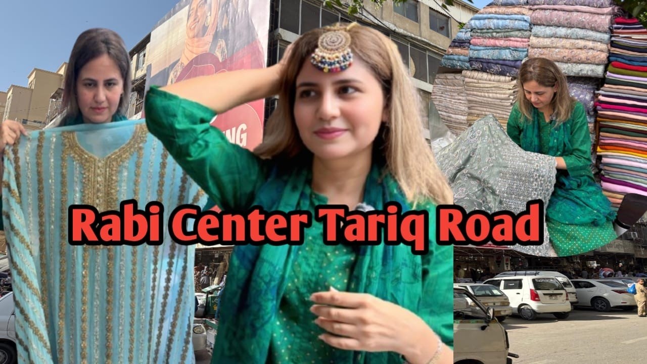 Shopping at Rabi center Tariq Road | Shimmer silk kaftan | Wedding preparation 