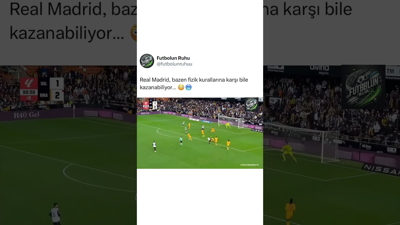 Реал Мадрид иногда может победить даже вопреки законам физики... 😳🥶 