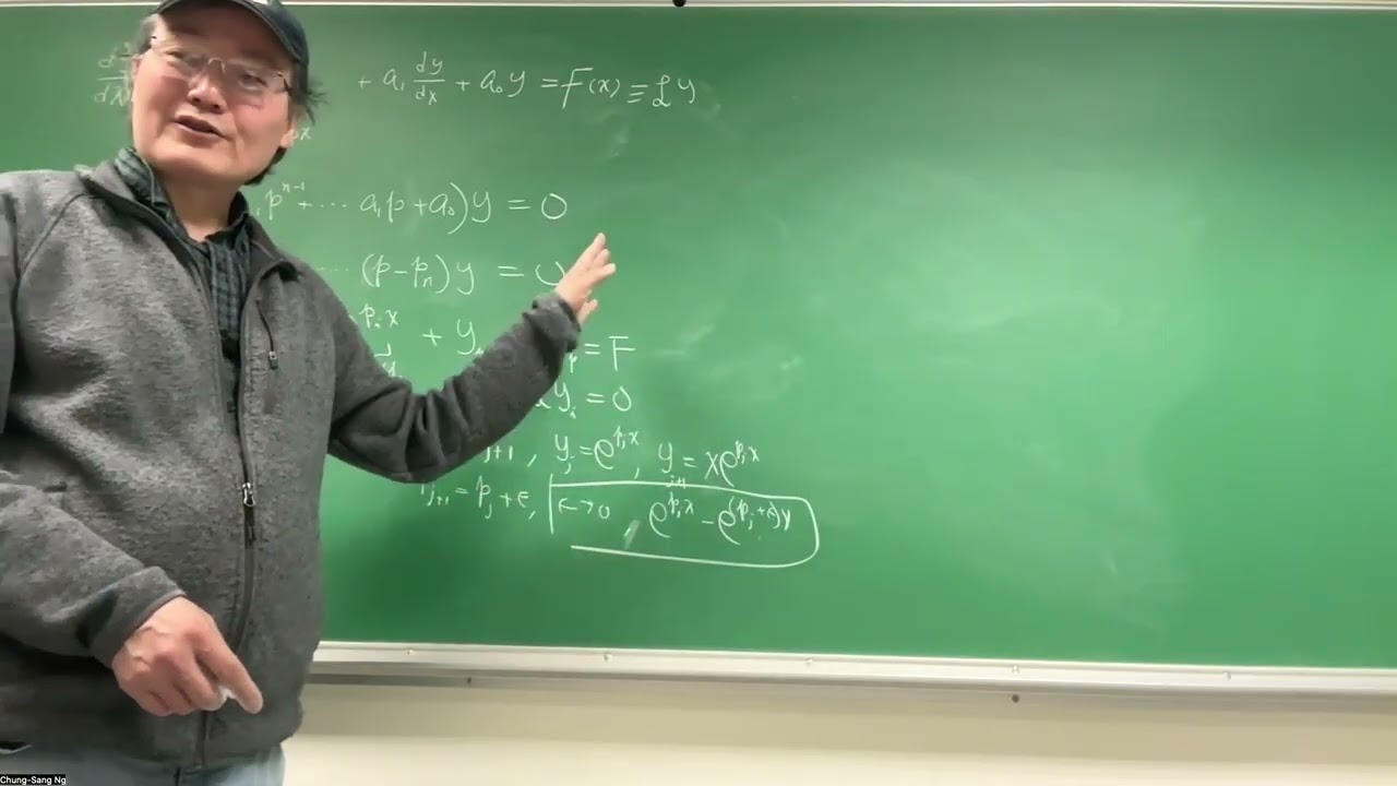 Arfken Section 7.3 Linear ODEs with Constant Coefficients