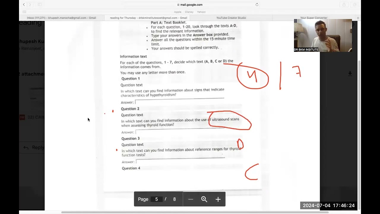 How to finish Oet reading part A in 15 minutes | oet reading part A time management