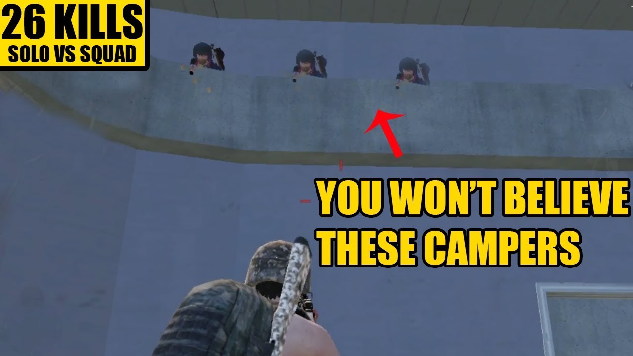 You Won't Believe How I Kill This Camper | 26 kills Solo vs Squads Fail - Predator