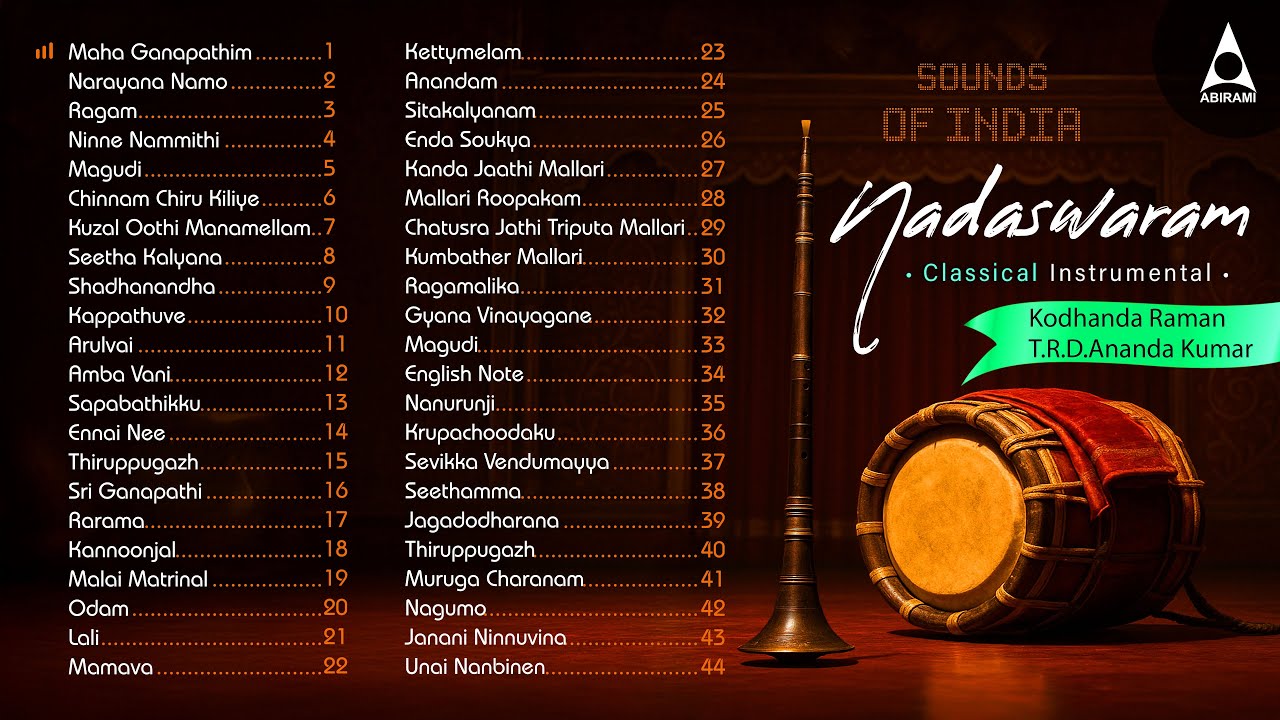 Nadhaswaram Music Jukebox| Carnatic Instrumental Music | Nadaswaram Thavil Music | Festival Music