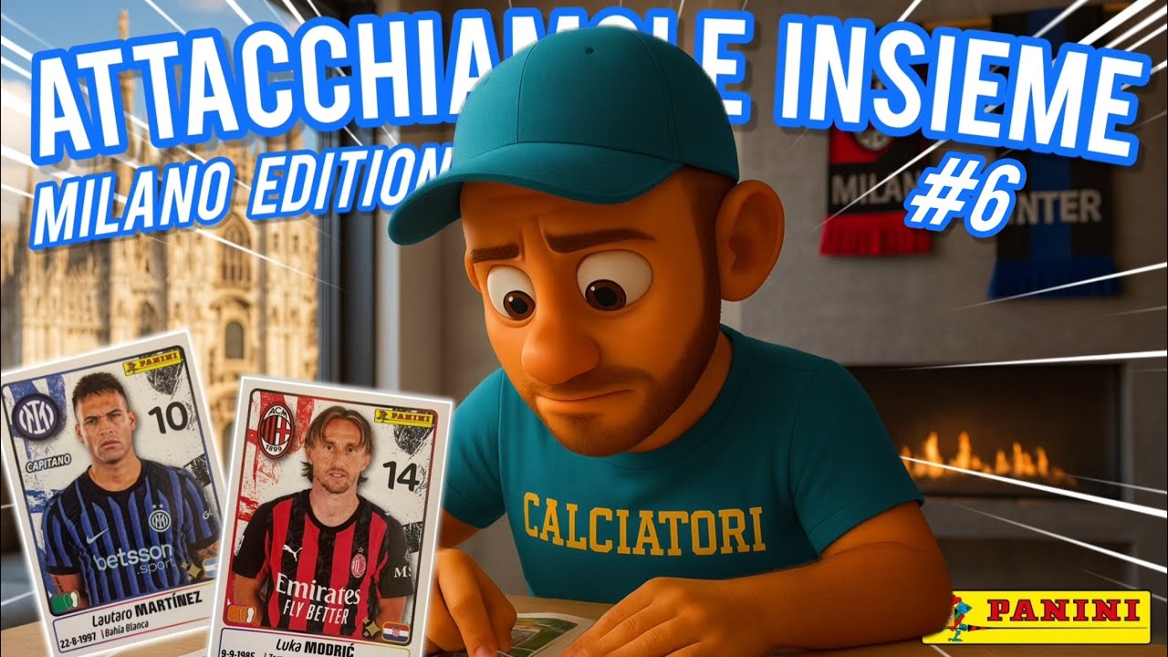 ATTACCO & SPACCHETTO FIGURINE DI MILAN E INTER! ATTACCHIAMOLE INSIEME MILANO EDITION #6 