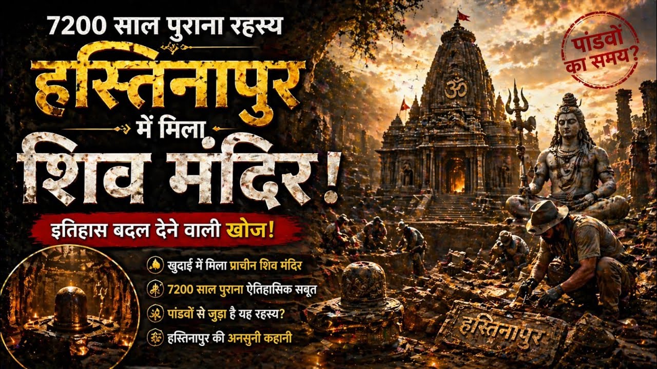 हस्तिनापुर का 7200 साल पुराना महादेव मंदिर: क्या कहता है विदेशी इतिहास? | Dropadeshwar Mahadev