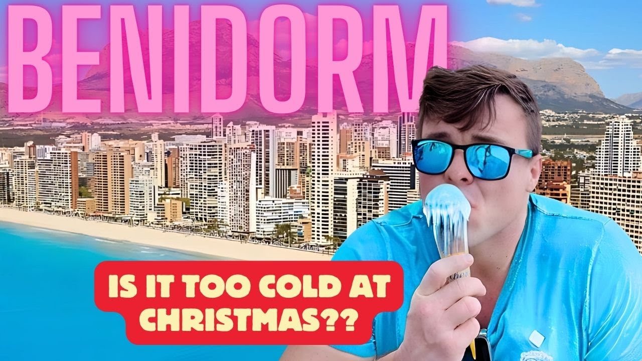 BENIDORM Worth going in winter? Levante beach raw and uncut 4K