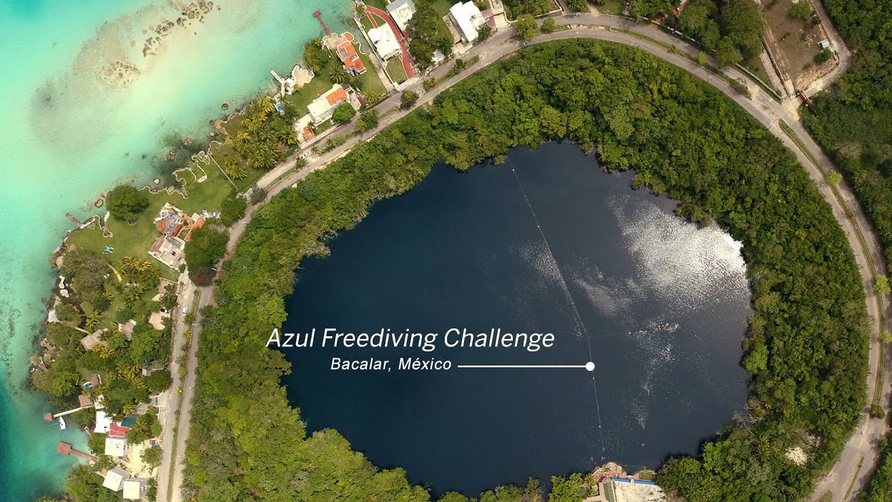 Azul Freediving Challenge 2020 - Cenote Azul, Bacalar Mexico