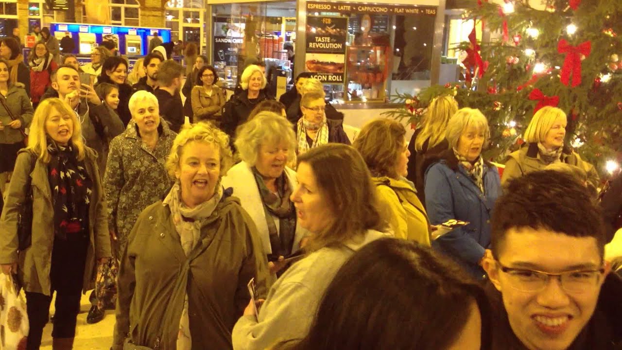 December 2015, Flash Mob hits Brighton Station.