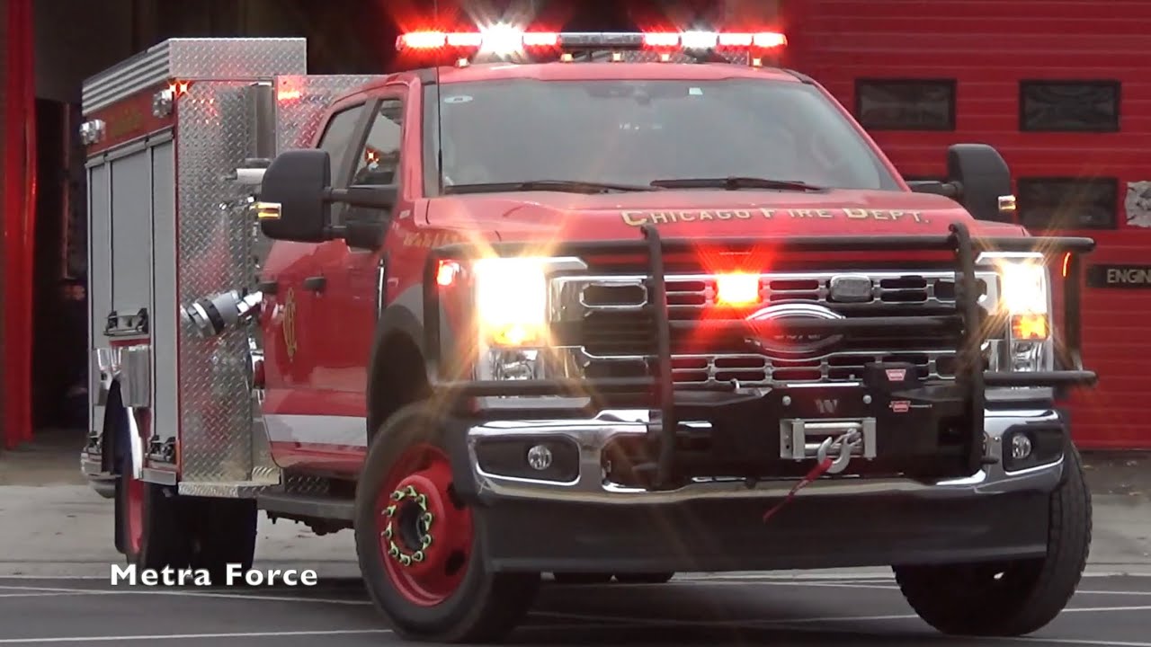 *RARE* Chicago Fire Dept Mini Pumper 6-4-29 (Spare) & Squad 5 Responding