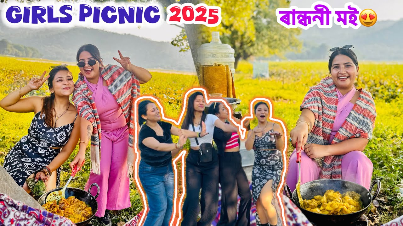 পিকনিকত ৰান্ধনী জয়জীতা মই যোগাৰী🤣 - picnic 2025