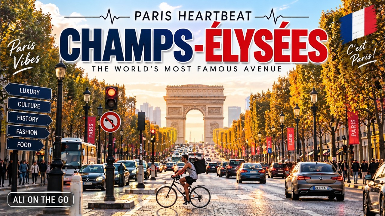 Most famous avenue of Paris