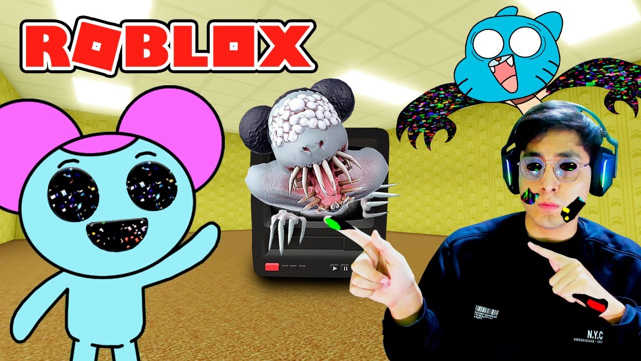 AMANDA THE ADVENTURER, PIBBY GLITCH Y GUMBALL GLITCH EN LOS BACKROOMS | JehxTp