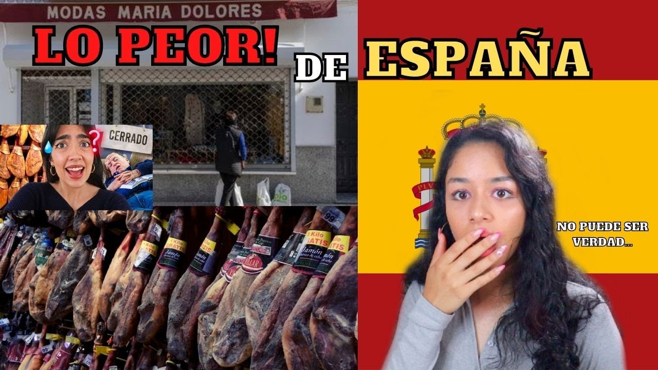ESTO es LO PEOR de ESPAÑA???..|  HONESTA REACCIÓN