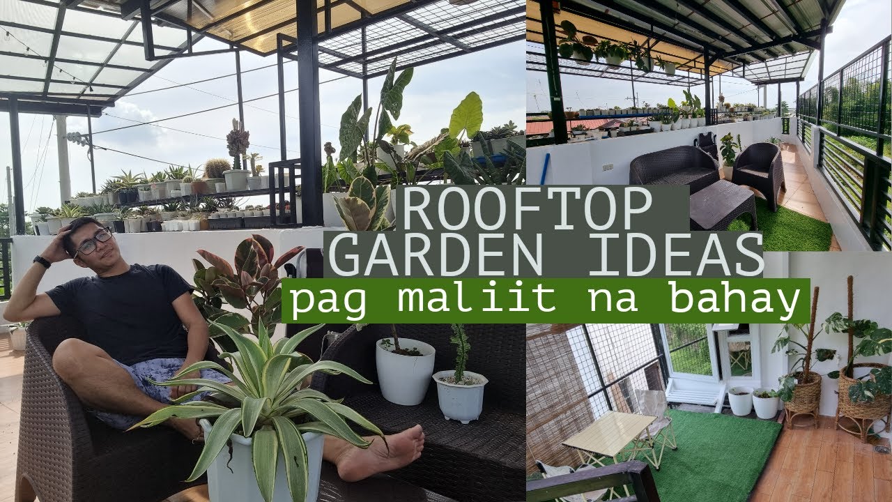 i-maximize Natin Space Sa Maliit Na Bahay - My Mini Rooftop Garden Tour