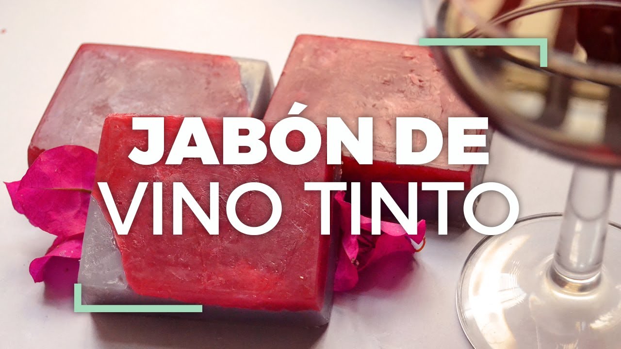 Cómo hacer jabón de vino tinto 🍷