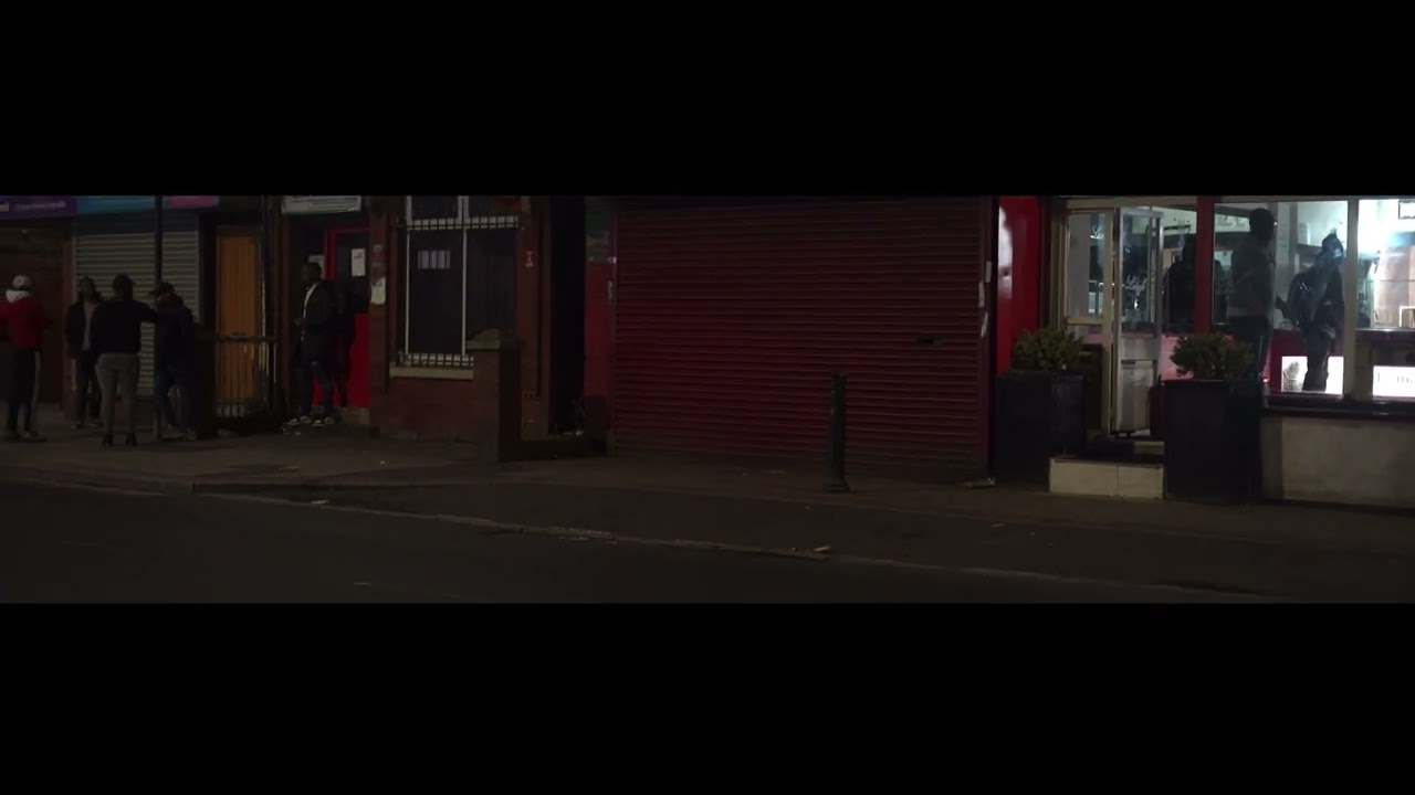 Moston Road - Manchester - night time