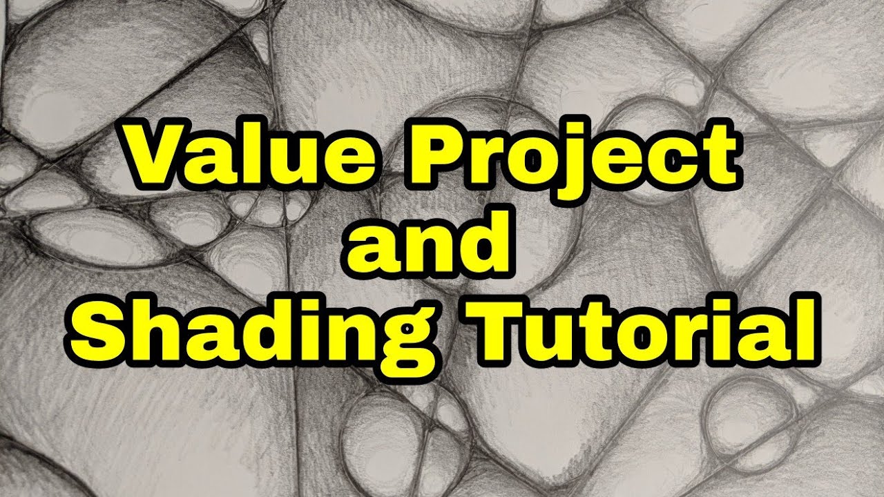 Value Project and Shading tutorial and why put a border on your art work before you start chad brown