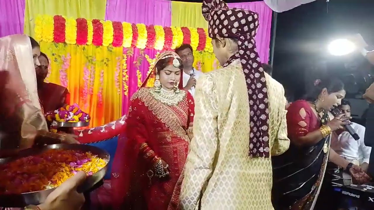 खुशबू रानी की शादी में गए थे बहुत मजा आया और दुल्हन भी बहुत प्यारी है#video 👌