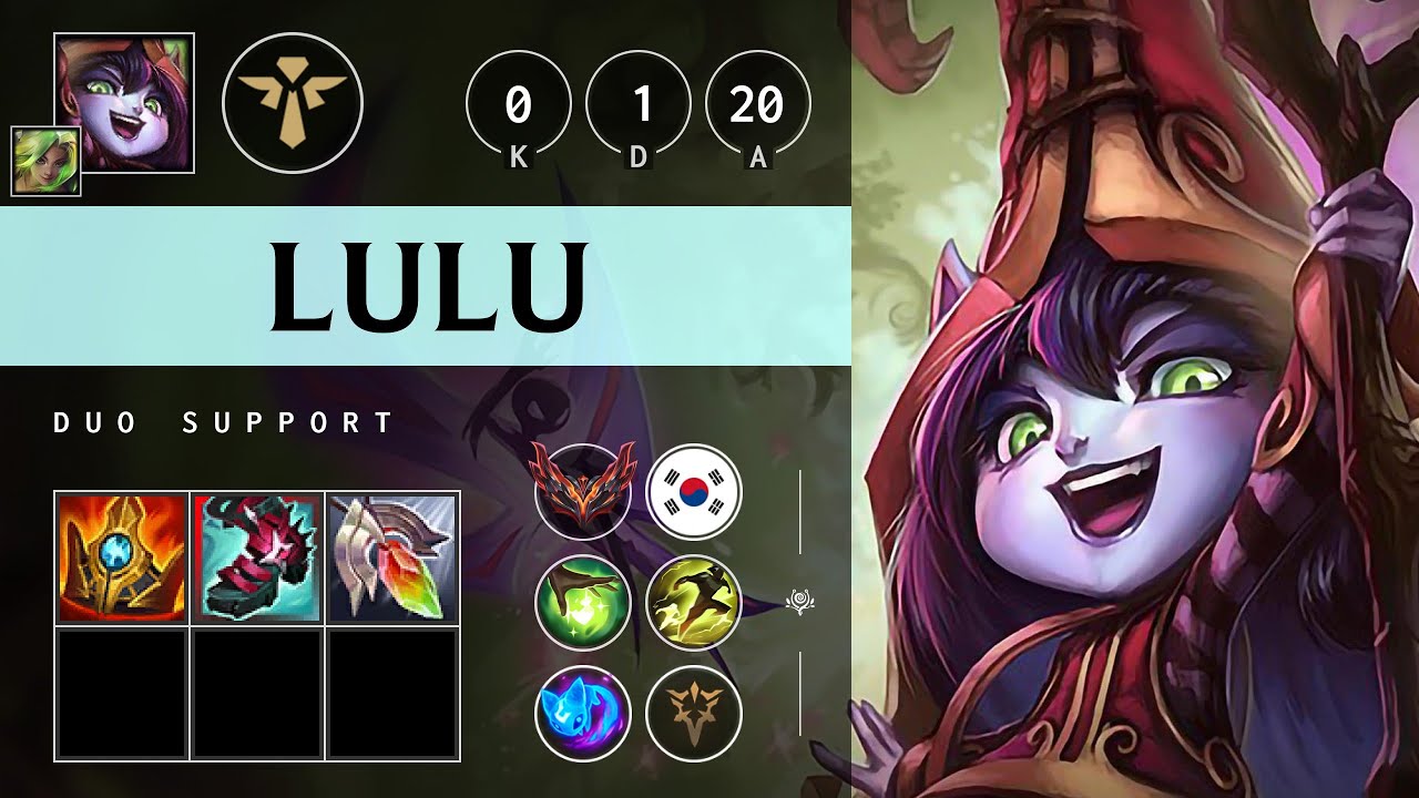 Lulu Support vs Xerath - KR Grandmaster Patch 25.14