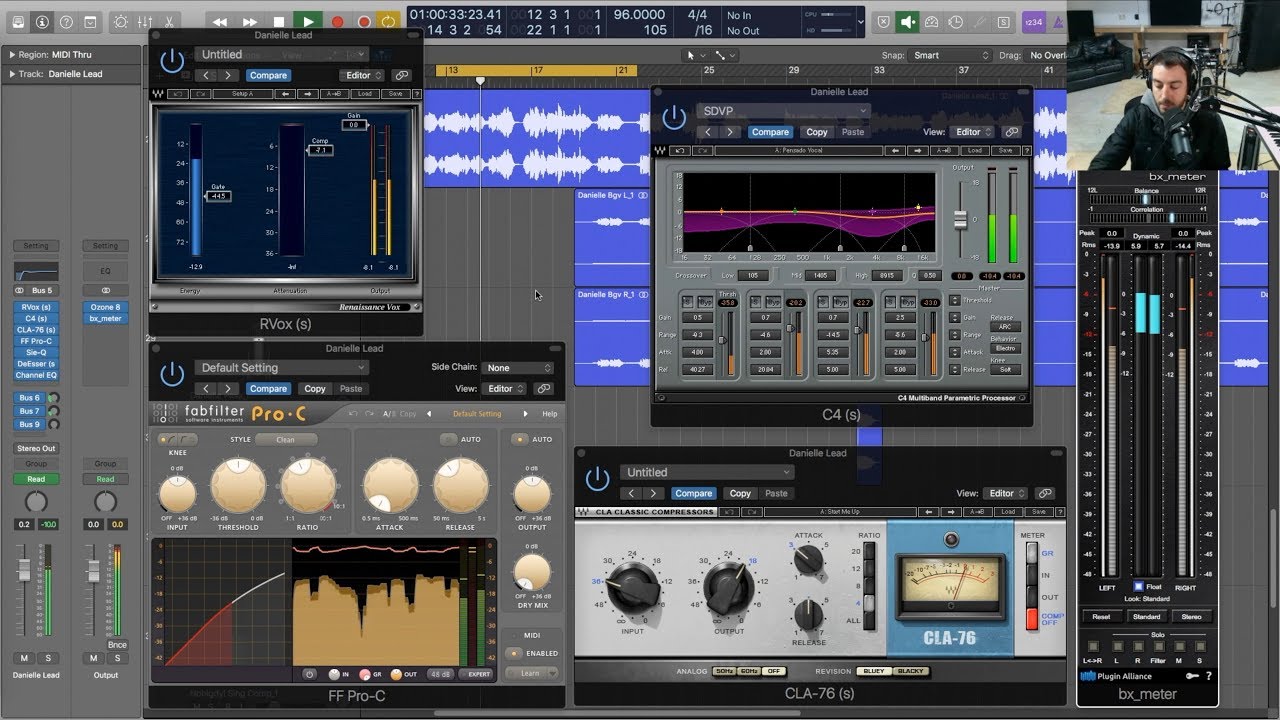 Mixing Vocals with Serial Compression