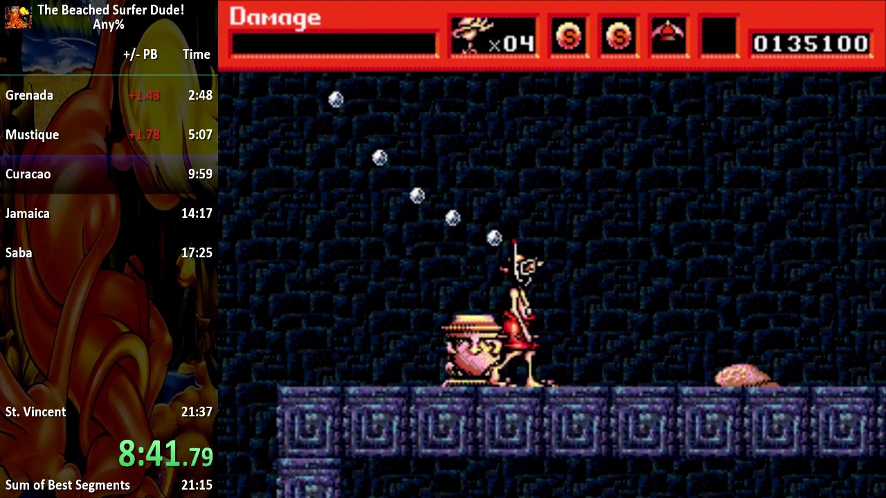 Greendog Speedrun in 21:16