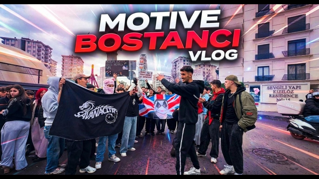 BOSTANCI MOTİVE KONSER VLOGU (Uzi,Muti,Lil Zey,Reckol,Jefe,Bekom) @motivethedon  4K
