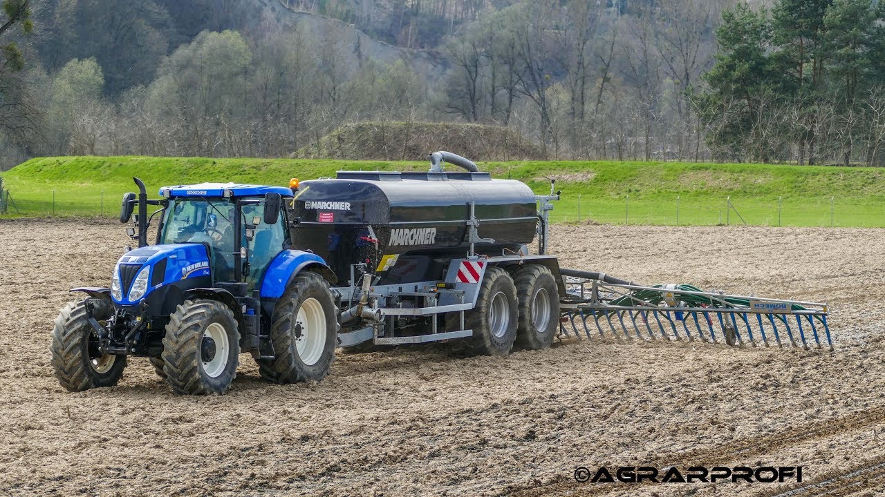 Gülle ausbringen | Marchner 18.5m³ | New Holland T7