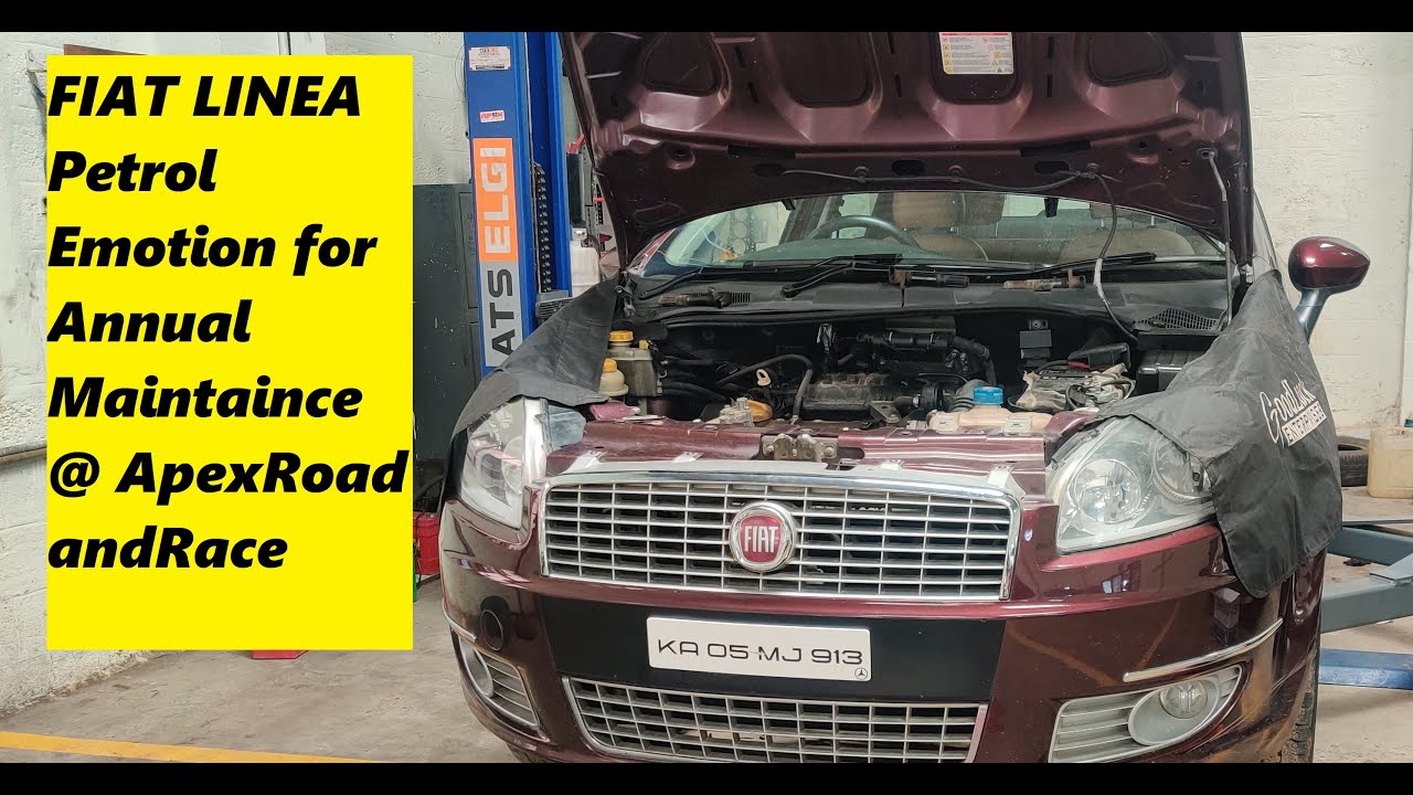 FiatLinea Petrol Top End Variant Periodically Service Done @ #ApexRoadandRace Bangalore 2021