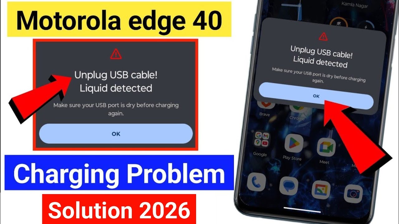 unplug usb liquid detected motorola edge 40 |  unplug usb liquid detected moto edge 40 neo |2025 Fix