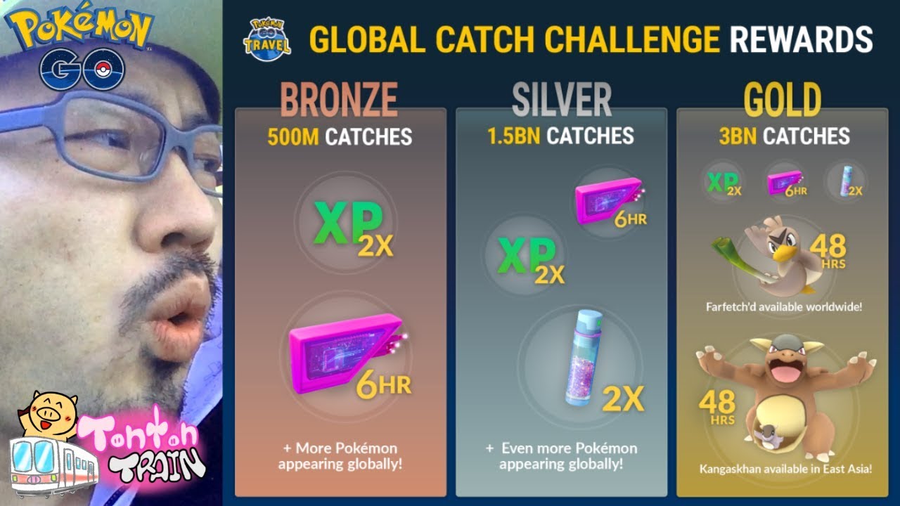 【ポケモンGO】グローバルチャレンジ!! 目指せ30億匹！//【Pok&eacute;monGO】GLOBAL CATCH CHALLENGE!! GOLD PRIZE!!!
