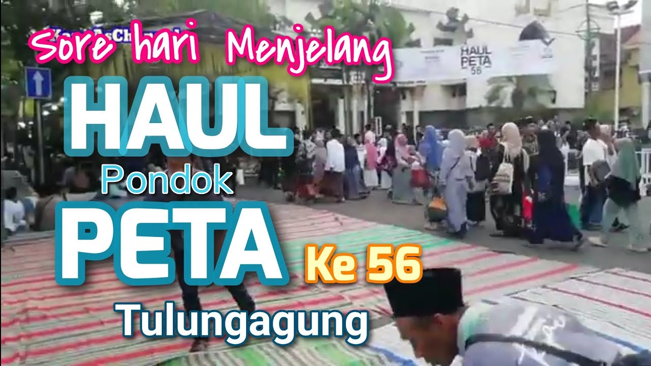 Sore menjelang haul PETA Tulungagung.