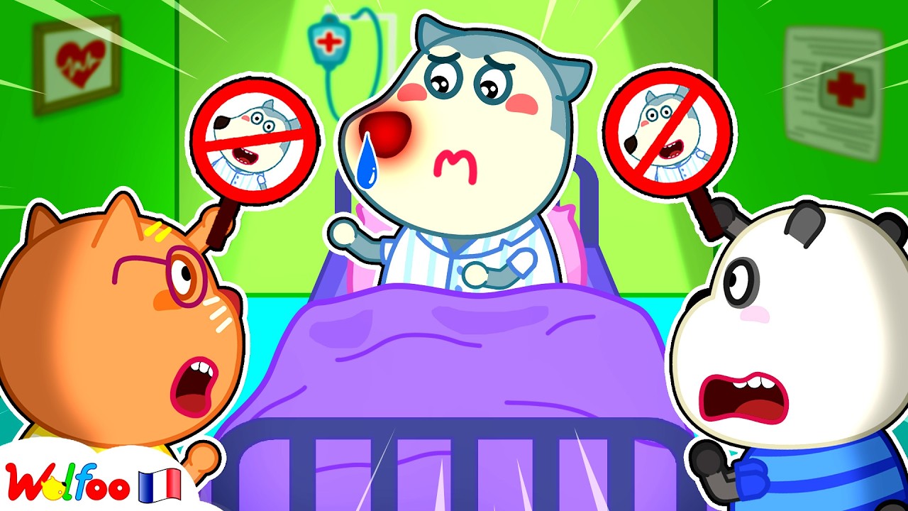 Bébé Est Malade ! Wolfoo Solitaire - Histoires D'amitié Pour Enfants 🎉 Collection D'épisodes