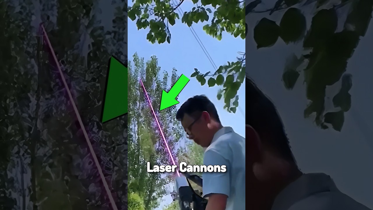 Using Lasers to cut trees