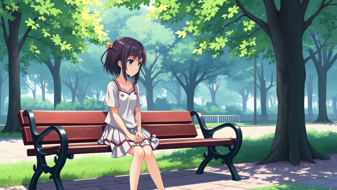 公園で涼んでいる少女⛲️ !!  LOFI short sound