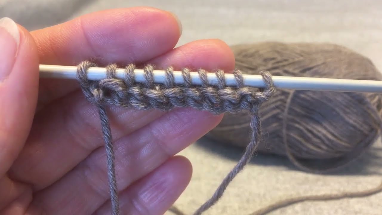 Tutorial: Sticka räta maskor