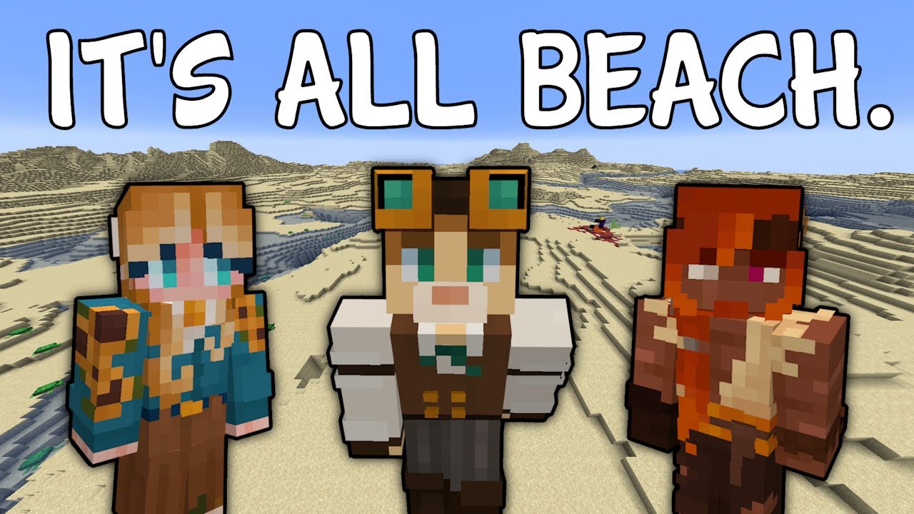 What if Minecraft was entirely Beach? - Minecraft Beachworld