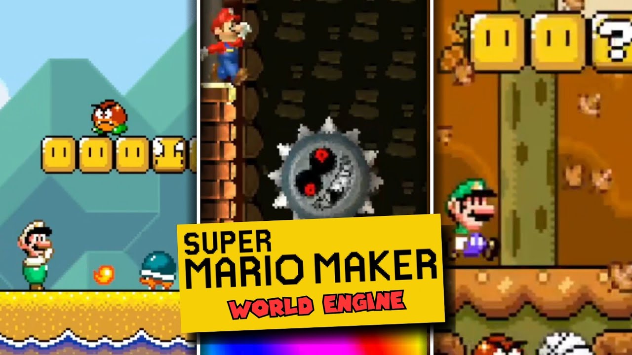 Super Mario Maker World Engine! - Make and Play Custom Mario Levels!