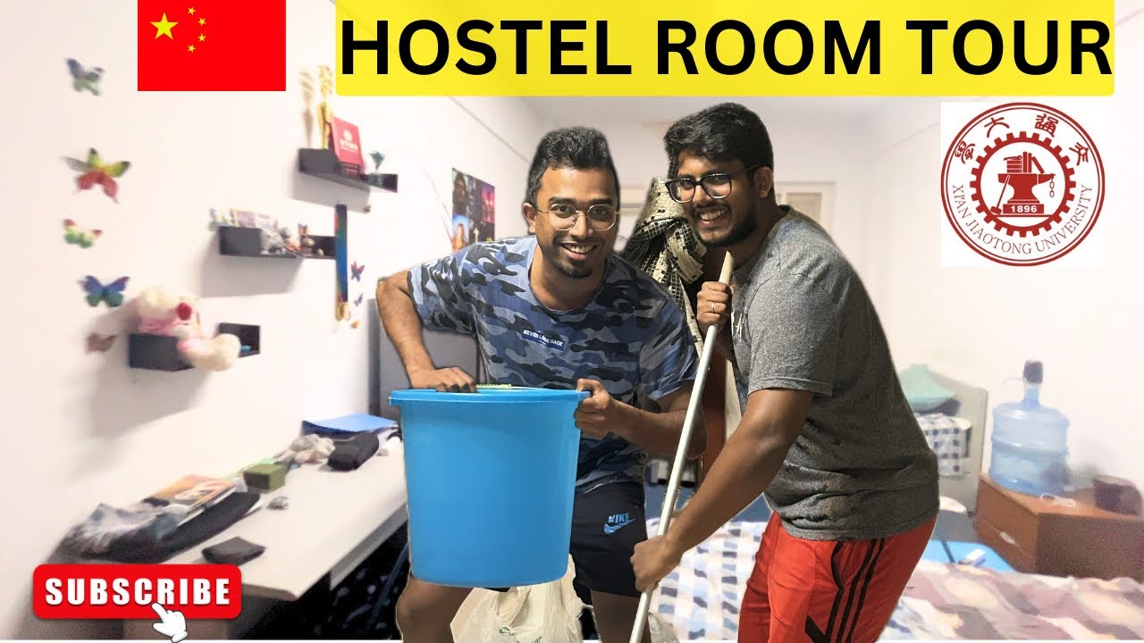 BOYS & GIRLS HOSTEL | ROOM TOUR CHINA 🇨🇳 ചൈനയിലെ ഹോസ്റ്റൽ 🤩