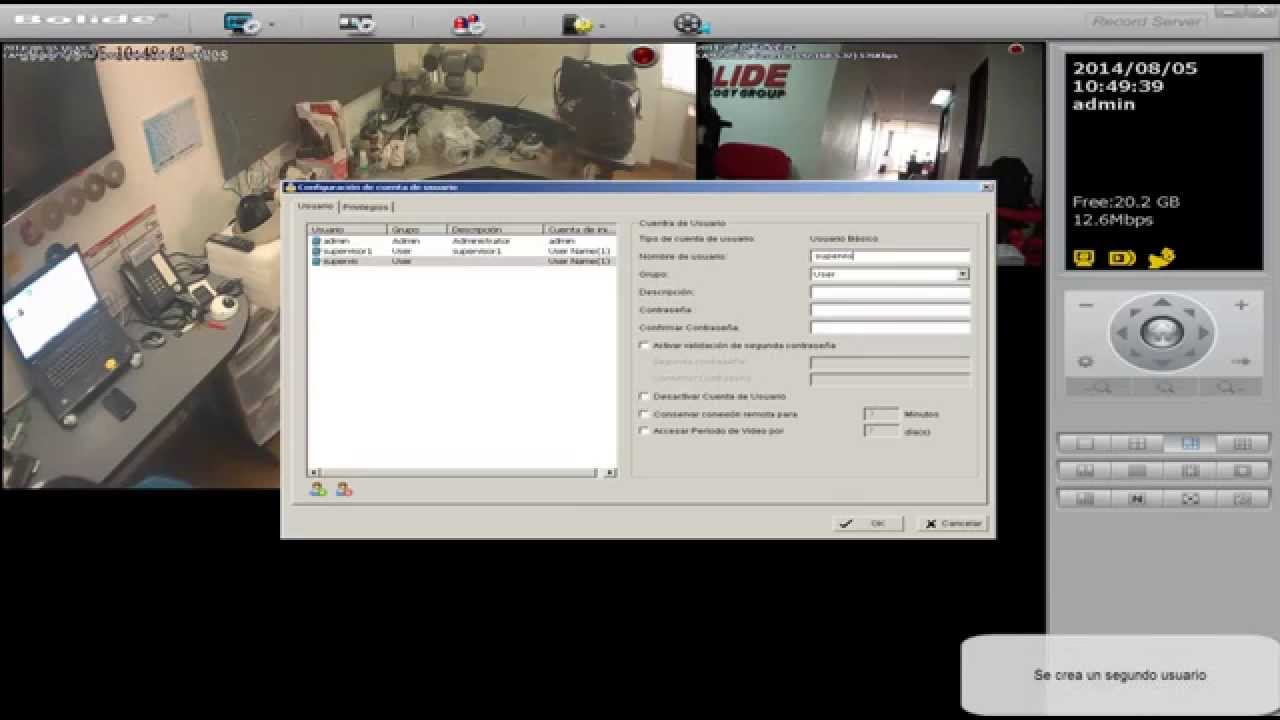 Configuracion de usuarios y privilegios iPac 2 5