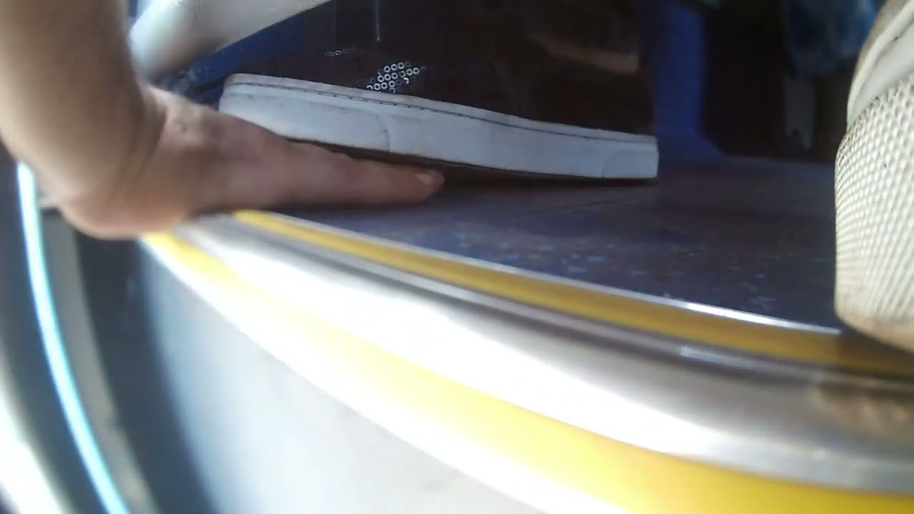 CHT 102   The sole of her sneaker was perfectly printed on my hand