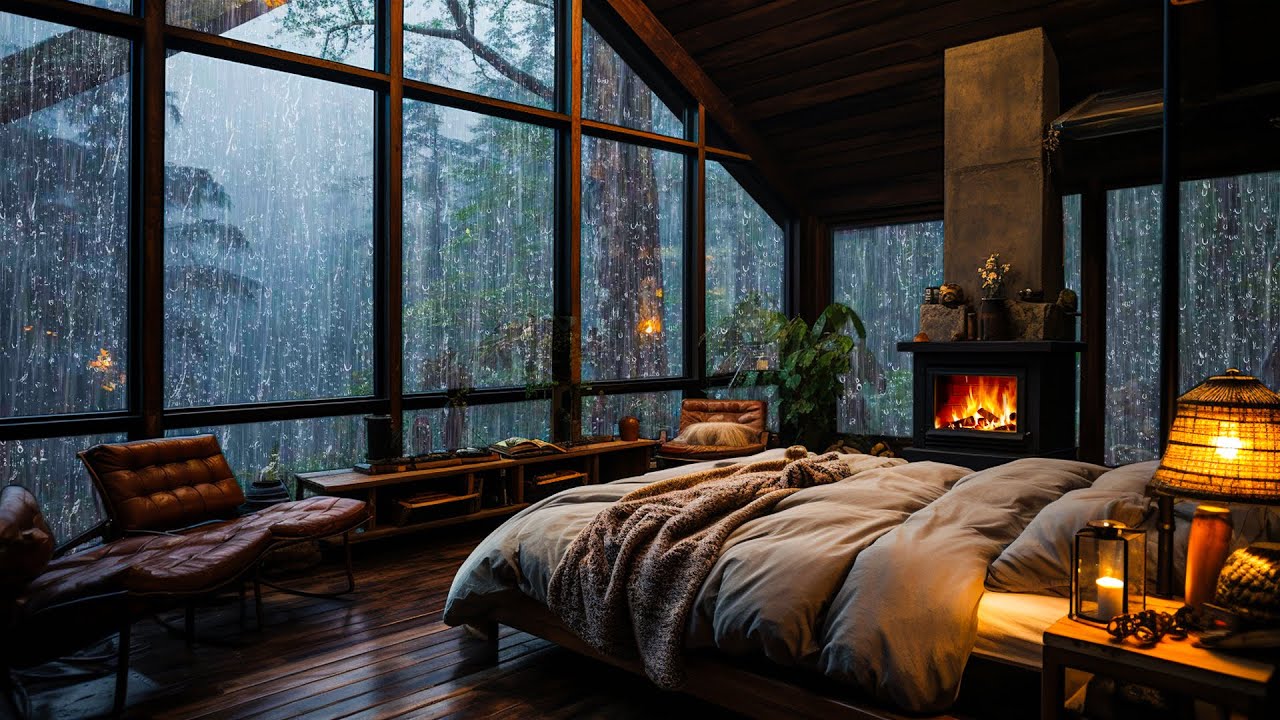 Rain Sounds for Sleeping – Natural Storm Sounds for Relax, Deep Sleep, and Healing