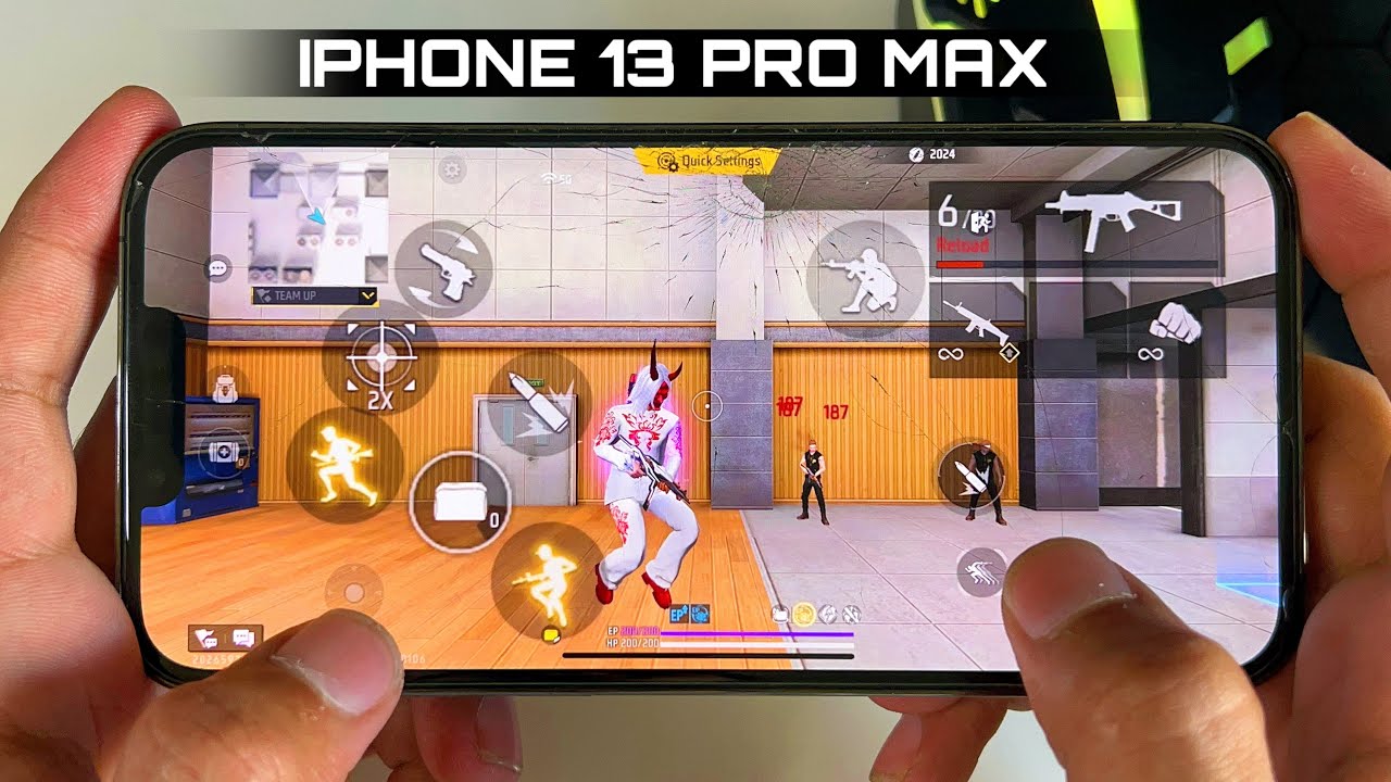 Тест игр на iPhone 13 Pro Max 🔥 | Полные настройки и чувствительность в режиме Free Fire на iPhon...