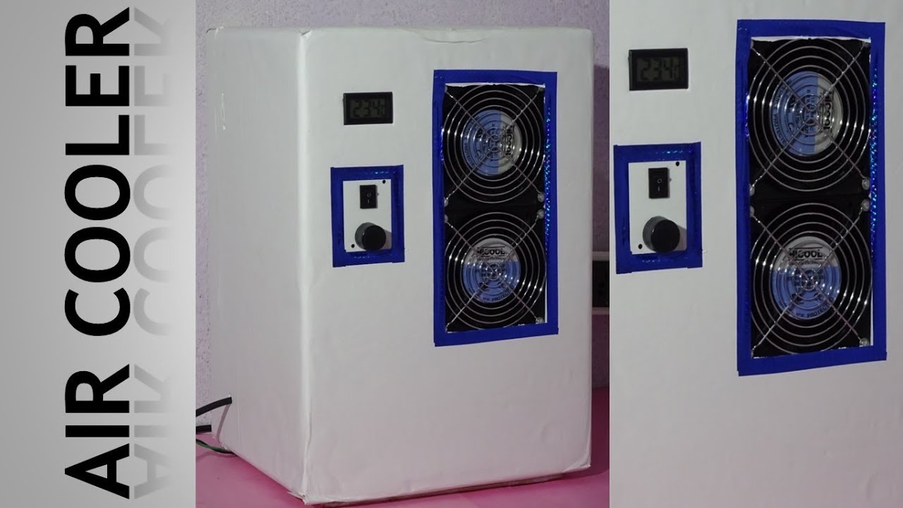 How To Make Air Cooler At  Home