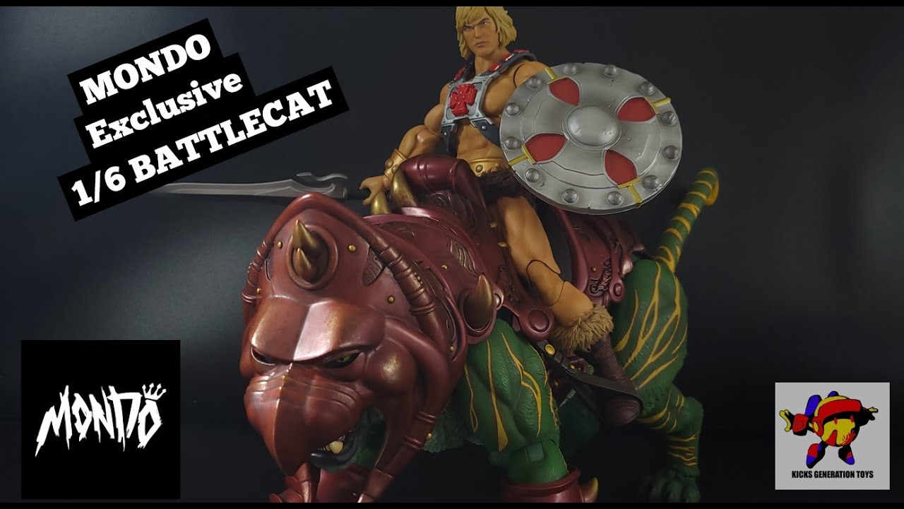 BATTLE CAT 1/6 Mondo exclusive Masters of the Universe MOTU He-Man Battlecat Unboxing  | Details