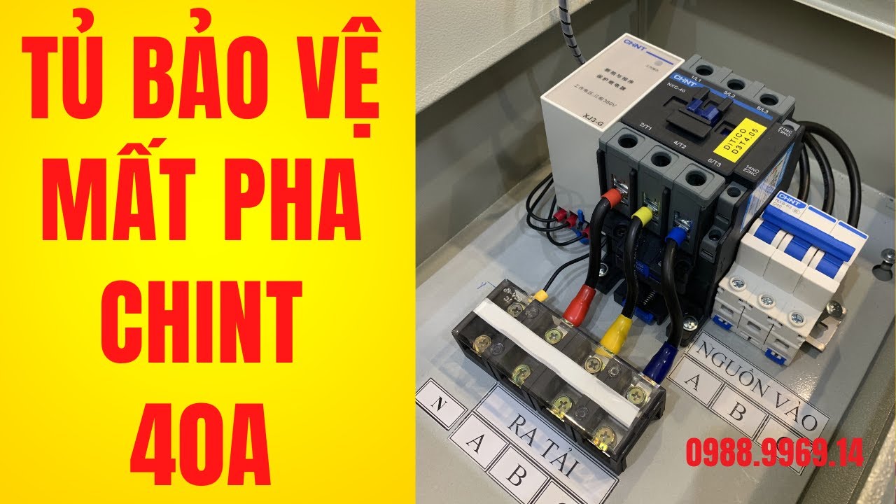 Tủ bảo vệ mất pha Chint 40A - DITICO