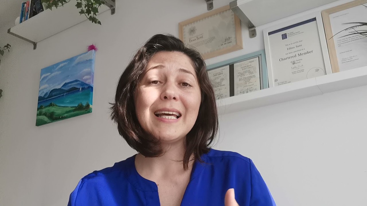 Edina - Chartered Counselling Psychologist (adults & children) - My Therapist Online
