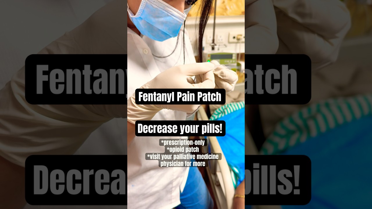 Fentanyl patch for pain management | Opioids in Palliative medicine | Cancer Pain Management | #pain