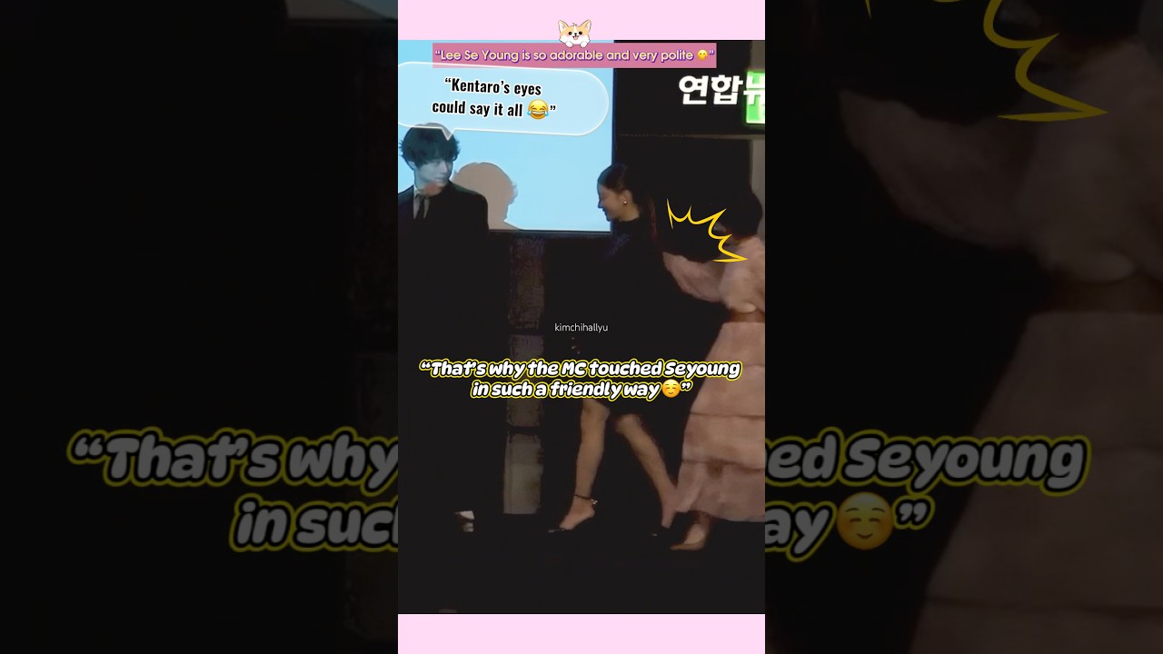 ☺️ Lee Se Young is adorable and very polite. #leeseyoung #kentaro #whatcomesafterlove